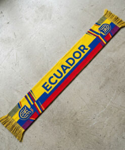 Global Soccer Event 2026 Ecuador Scarf Center Text Logo