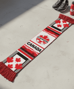 Global Soccer Event 2026 Canada Scarf Central Shield Design
