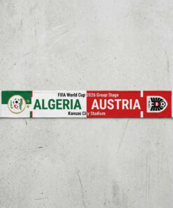 Global Soccer Event 2026 Algeria Vs Austria Football Scarf Classic Match Day