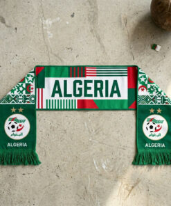 Global Soccer Event 2026 Algeria Scarf Green White Red