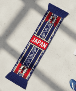 Japan Scarf Global Soccer Event 2026 High Quality Knit Texture