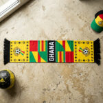 Global Soccer Event 2026 Ghana Scarf Kente Weave