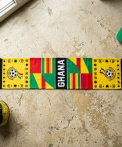 Global Soccer Event 2026 Ghana Scarf Kente Weave