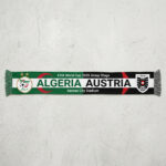 Global Soccer Event 2026 Algeria Vs Austria Football Scarf Team Crests