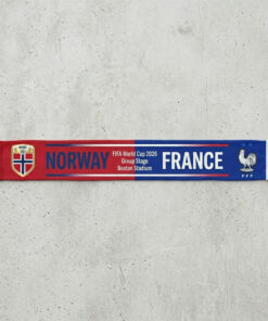 Global Soccer Event 2026 Norway Vs France Football Scarf Flag Graphics