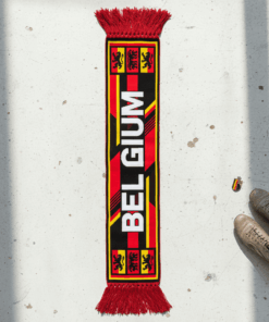 Global Soccer Event 2026 Belgium Scarf Large Text Design