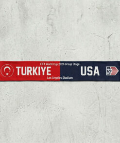 Global Soccer Event 2026 Turkey Vs USA Football Scarf Team Graphics