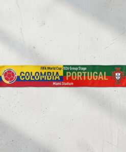 Global Soccer Event 2026 Colombia Vs Portugal Football Scarf Group Stage Souvenir
