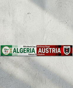 Global Soccer Event 2026 Algeria Vs Austria Football Scarf Vibrant National Colors
