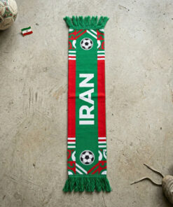 Global Soccer Event 2026 Iran Scarf Green White Red