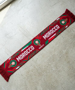 Morocco Scarf Global Soccer Event 2026 Authentic Team Colors Display
