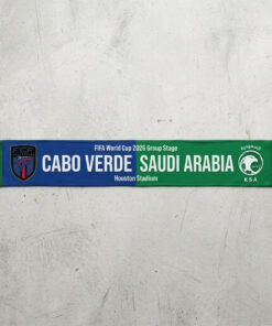 Global Soccer Event 2026 Cabo Verde Vs Saudi Arabia Football Scarf Team Graphics