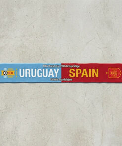 Global Soccer Event 2026 Uruguay Vs Spain Football Scarf