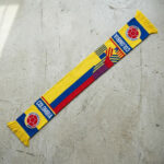 Global Soccer Event 2026 Colombia Scarf Bright Yellow Pattern