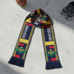 Scotland Scarf Global Soccer Event 2026 With Unique Split Front Graphic Design