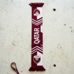 Qatar Scarf Global Soccer Event 2026 Premium Jacquard Knit Style