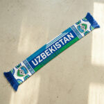 Uzbekistan Scarf Global Soccer Event 2026 Premium Knit With Official UFF Logo