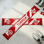 Tunisia Scarf Global Soccer Event 2026 Premium Knit Scarf With National Team Crest