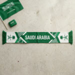 Saudi Arabia Scarf Global Soccer Event 2026 Graphic Print And Tassels