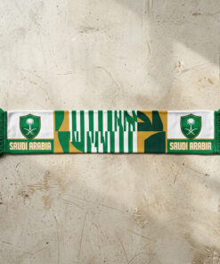 Saudi Arabia Scarf Global Soccer Event 2026 Featuring Bold Shield Logos
