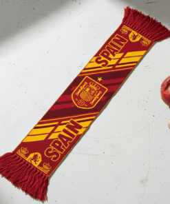 Spain Scarf Global Soccer Event 2026 Contrast Stripe Fan Merchandise