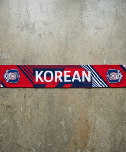 South Korea Scarf Global Soccer Event 2026 Classic Fan Scarf With Fringed Tassels