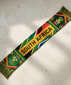 South Africa Scarf Global Soccer Event 2026 Modern Graphic Heritage Style