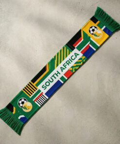 South Africa Scarf Global Soccer Event 2026 Classic Green Fringed Tassels
