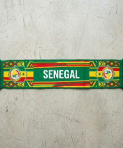 Senegal Scarf Global Soccer Event 2026 Striking White Central Typography