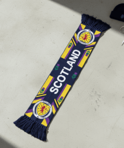 Scotland Scarf Global Soccer Event 2026 Highlighting Distinctive SFA Crest Accent