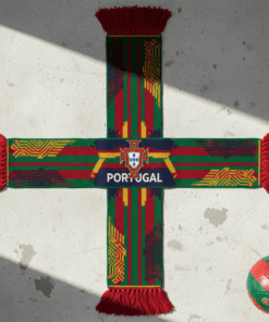 Portugal Scarf Global Soccer Event 2026 Showcasing National Team Crests