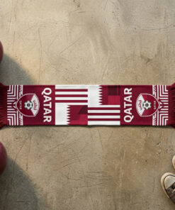 Qatar Scarf Global Soccer Event 2026 Distinctive National Color Panels