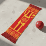 Spain Scarf Global Soccer Event 2026 Traditional Yellow Fringed Ends
