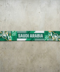 Saudi Arabia Scarf Global Soccer Event 2026 Premium Jacquard Knit Style