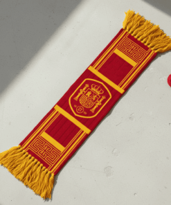 Spain Scarf Global Soccer Event 2026 Golden Royal Crest