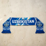 Uzbekistan Scarf Global Soccer Event 2026 Dynamic Diagonal Color Block Design