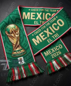 Mexico National Football Team Global Soccer Event 2026 Scarf