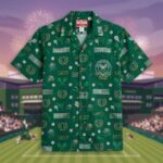 Unisex The Championships Wimbledon 150th Anniversary 1877-2027 Graphic Hawaiian Shirt for Soccer Fans