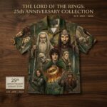 Unisex The Lord of the Rings 25th Anniversary Collection Graphic Hawaiian Shirt for Movie Fans