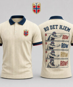 Unisex Norway Soccer Team Row Row Norway Global Soccer Event 2026 Polo Shirt for Soccer Fans