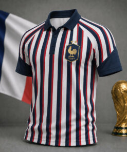 Unisex France Soccer Team Global Soccer Event 2026 Polo Shirt for Soccer Fans