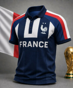 Unisex France Soccer Global Soccer Event 2026 Polo Shirt for Soccer Fans