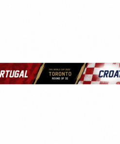 Global Soccer Event 2026 Portugal Vs Croatia Scarf Version 1