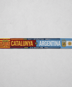 Catalunya Vs Argentina 22 De Diciembre 2009 Partit Internacional Scarf