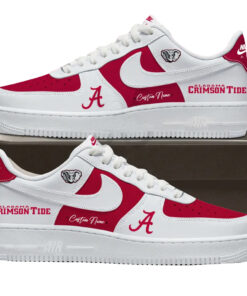 Custom Name Alabama Crimson Tide 2026 Air Force 1 Shoes Sneakers