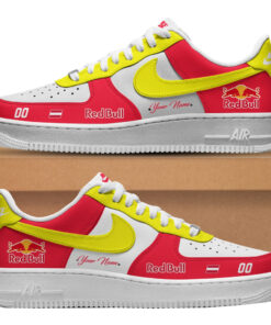 Custom Name And Number Formula One x Red Bull Shoes Sneakers for Formula 1 Fans