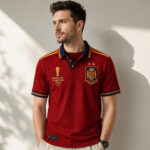 Custom Name And Number Spain World Cup 2026 Champions Polo Shirt for Soccer Fans