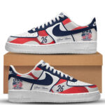 Custom Name And Number USA Team Global Soccer Event 2026 Air Force 1 Shoes Sneakers