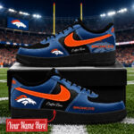 Custom Name Denver Broncos Season 2026 Shoes Sneakers for Football Fans