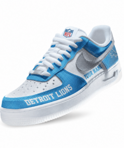 Custom Name Detroit Lions New Version 2026 Shoes Sneakers for Football Fans
